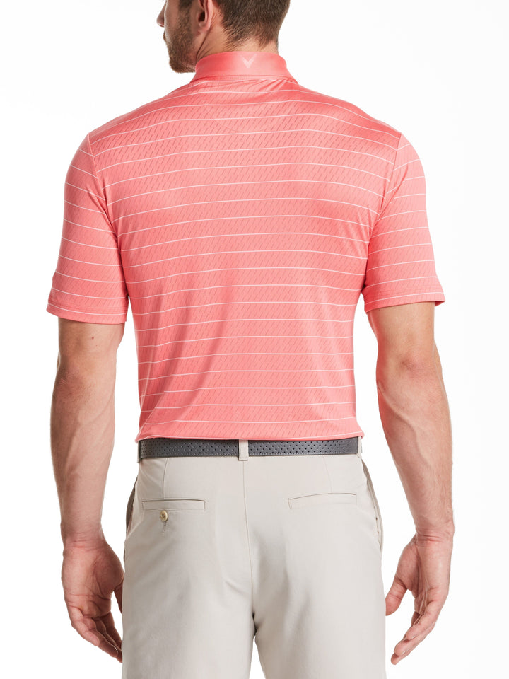 Mens Ventilated Stripe Polo-Polos-Callaway