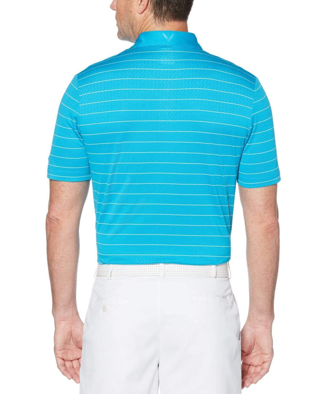 Mens Ventilated Stripe Golf Polo-Polos-Callaway Apparel