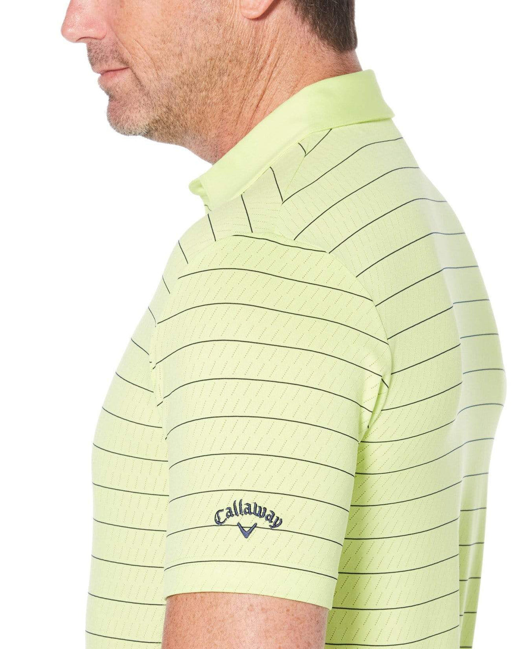 Mens Ventilated Stripe Golf Polo-Polos-Callaway Apparel