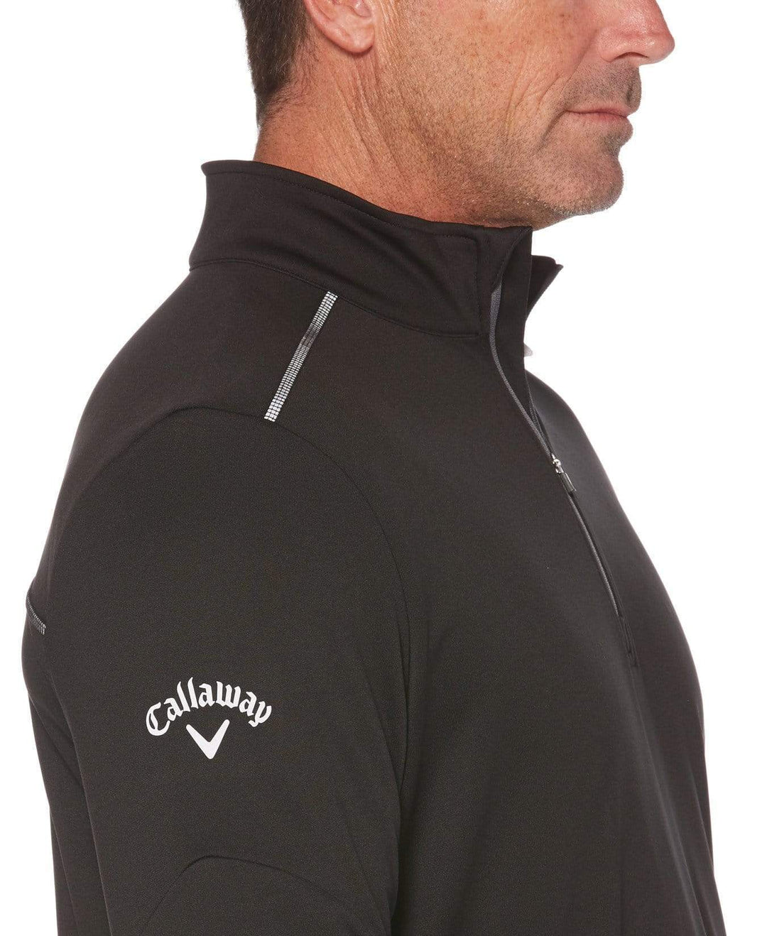 Mens Water Repellent 1/4 Zip Mock Jackets