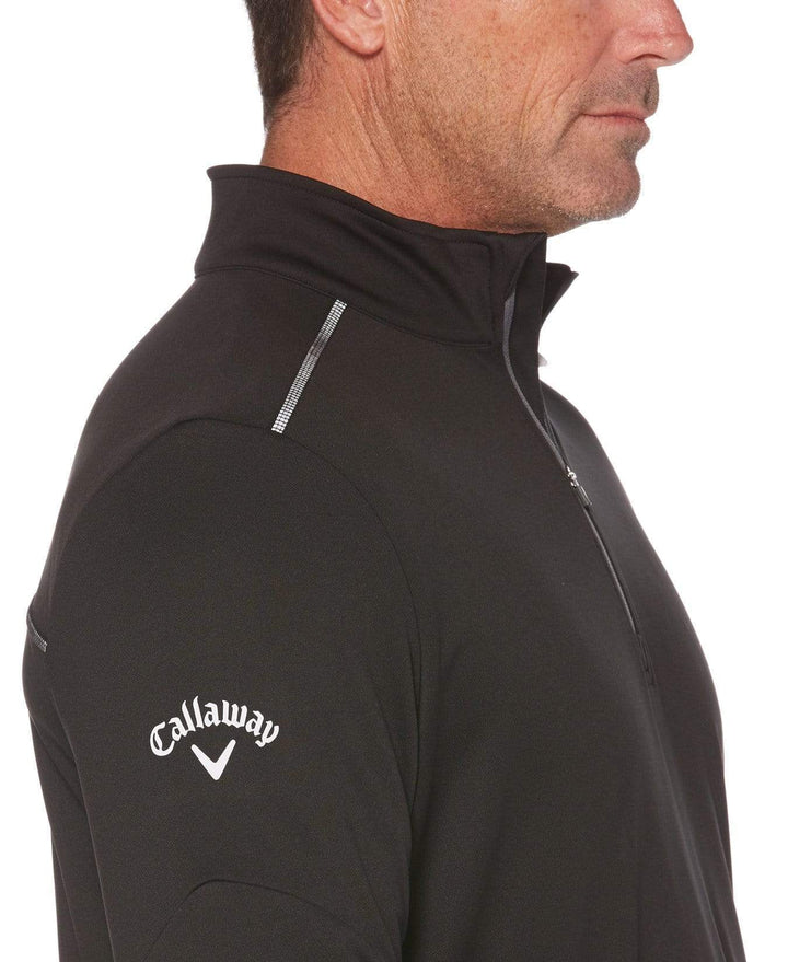 Mens Water Repellent 1/4 Zip Mock Jackets