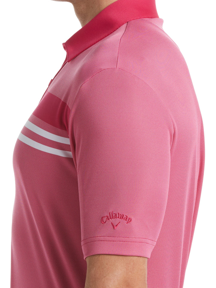 Mens Birdseye Block Polo-Polos-Callaway