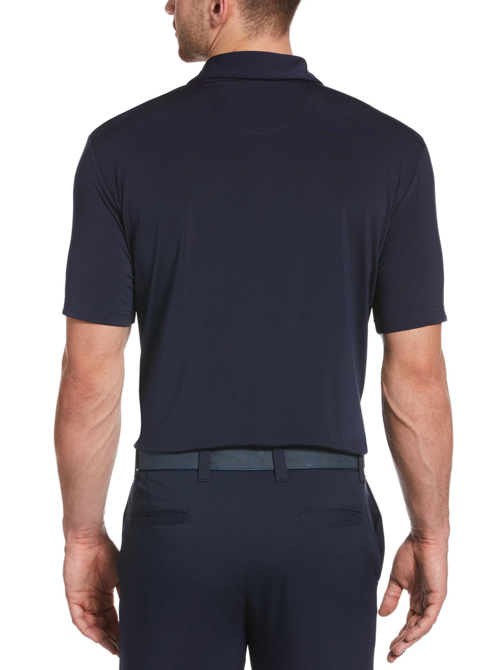 Mens Yarn Dyed Engineered Fine Line Color Block Jacquard Polo-Polos-Callaway