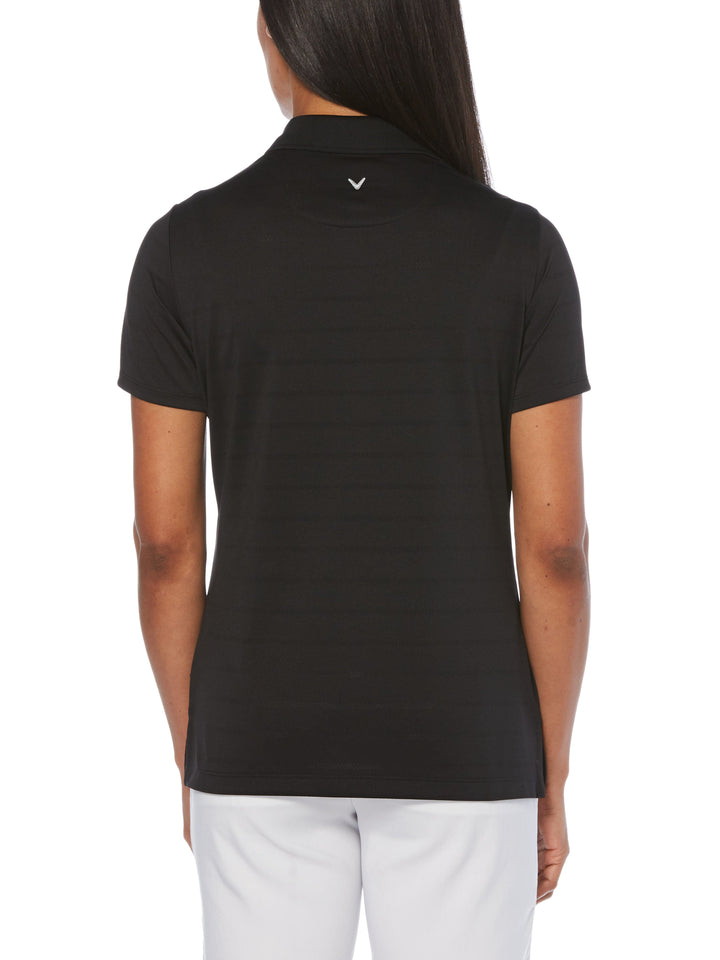 Opti-Vent Open Mesh Polo (Black) 