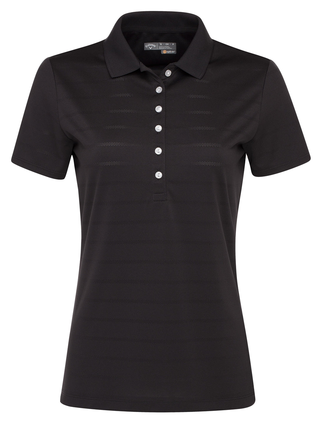 Opti-Vent Open Mesh Polo (Black) 