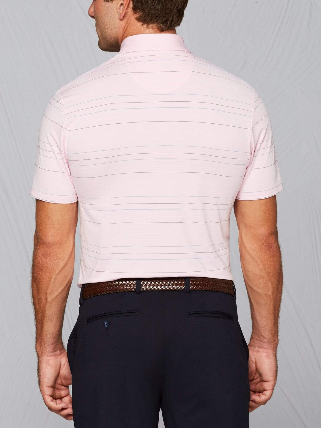 Tour Authentic 4 Color Striped Polo-Polos-Rose Shadow-XXXL-Callaway