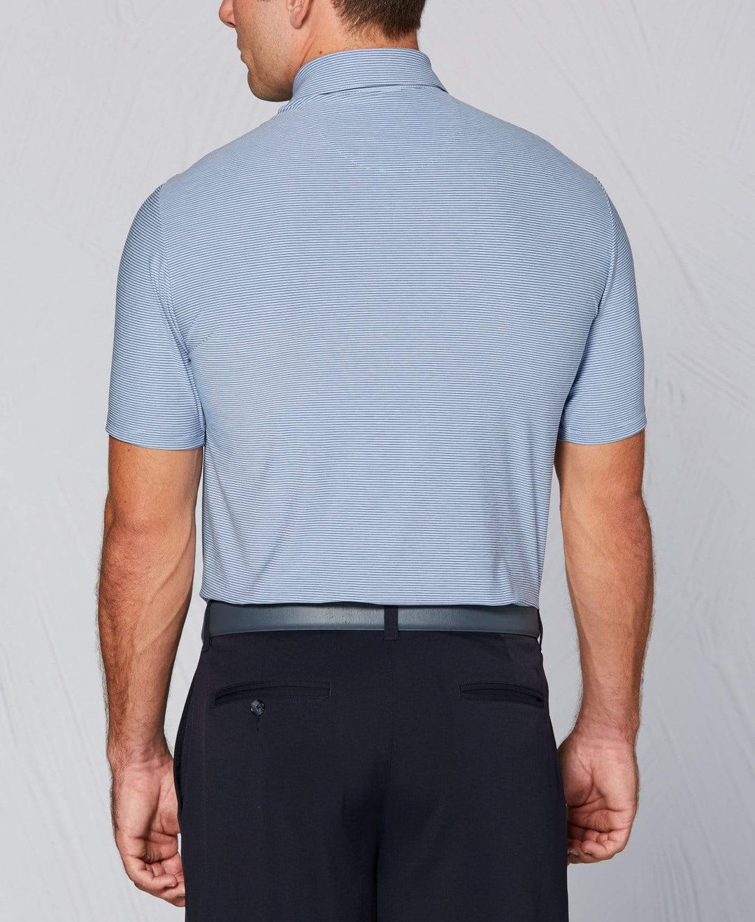 Tour Authentic Heather Striped Polo Polos