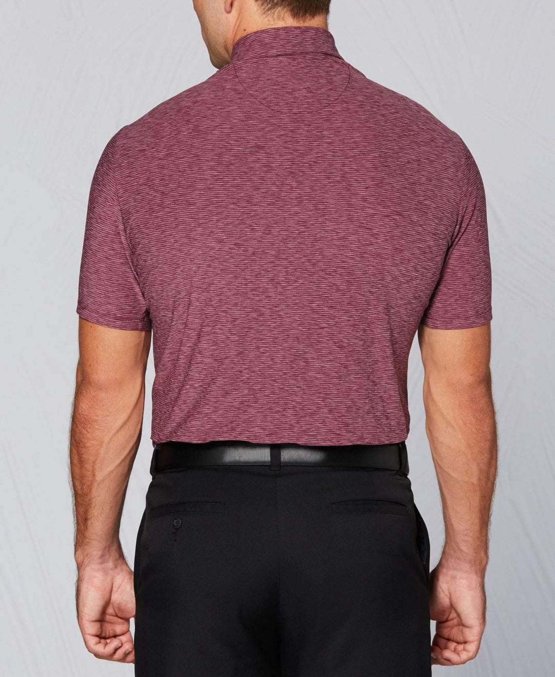 Tour Authentic Heather Striped Polo Polos