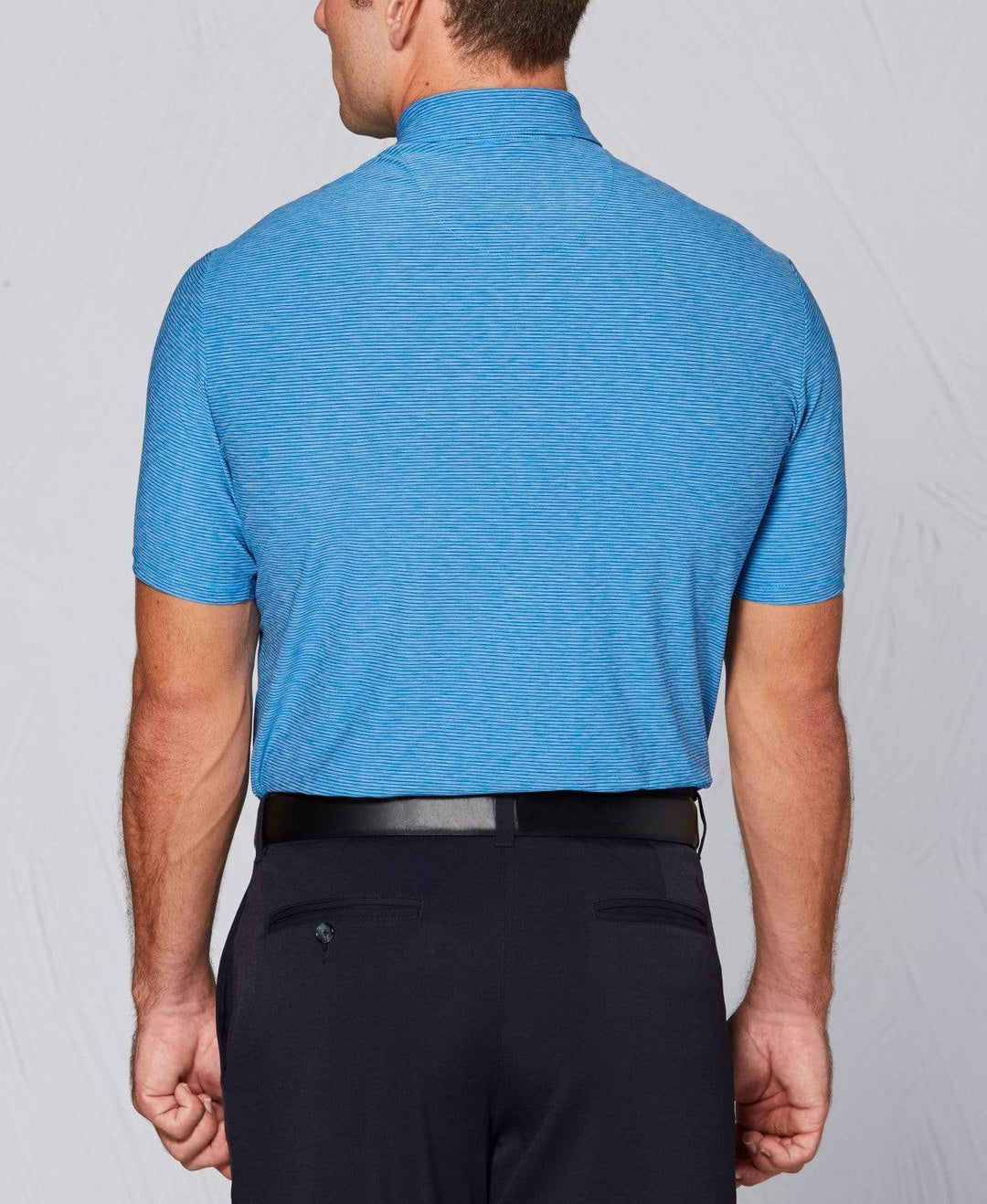 Tour Authentic Heather Striped Polo Polos