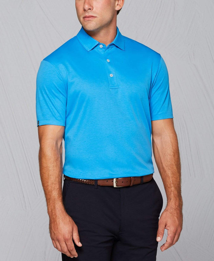 Tour Authentic Mercerized Cotton Polo Polos French Blue / M