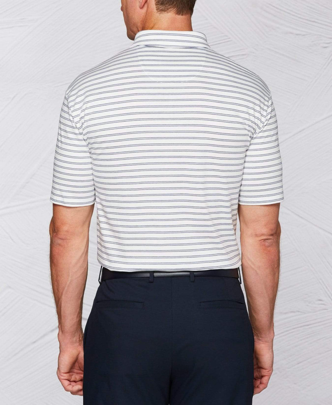 Tour Authentic Mercerized Cotton Stripe Polo Polos