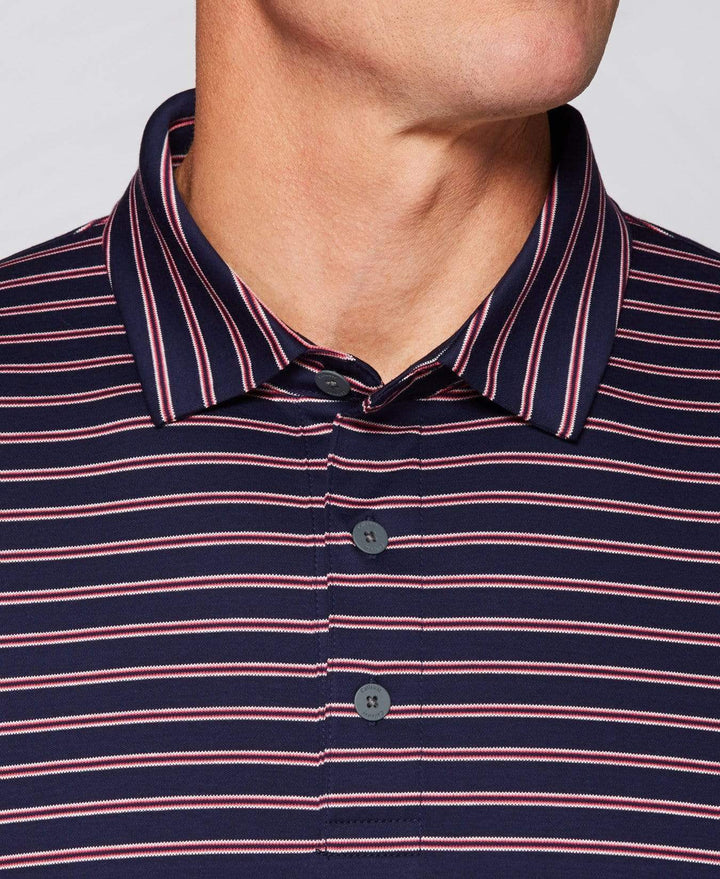 Tour Authentic Mercerized Cotton Stripe Polo Polos