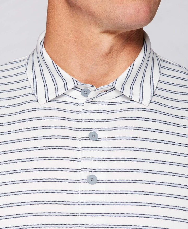 Tour Authentic Mercerized Cotton Stripe Polo Polos