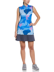 Abstract Gradient Print Golf Dress (Blue Sea Star) 