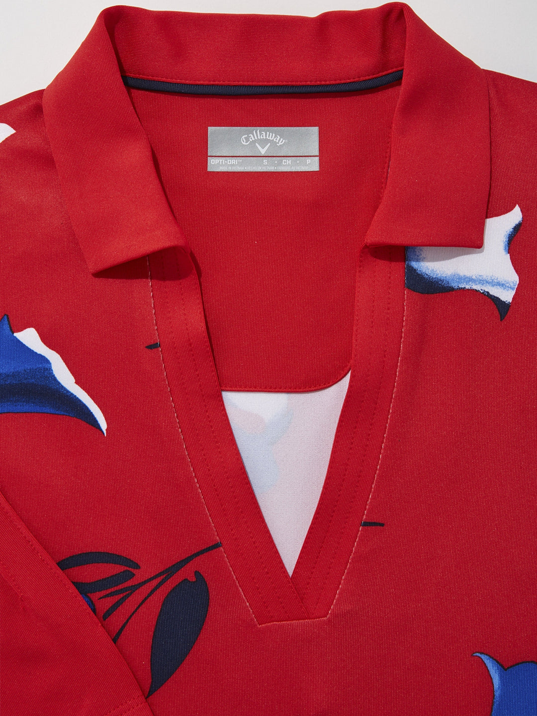 Womens Allover Floral Print Sun Protection Golf Polo-Polos-Callaway