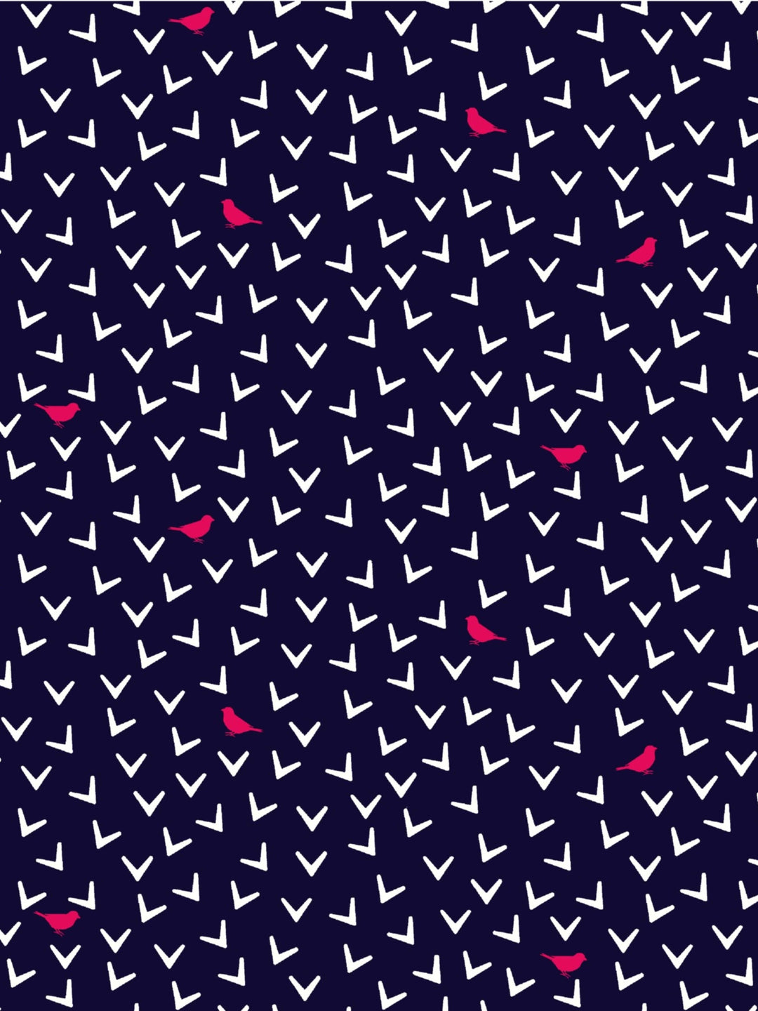 Womens Chevron Bird Print Golf Shirt-Polos-Callaway