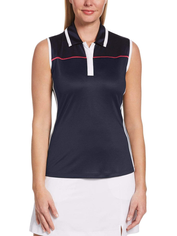 Womens Color Block Polo-Polos-Peacoat-XL-Callaway Apparel