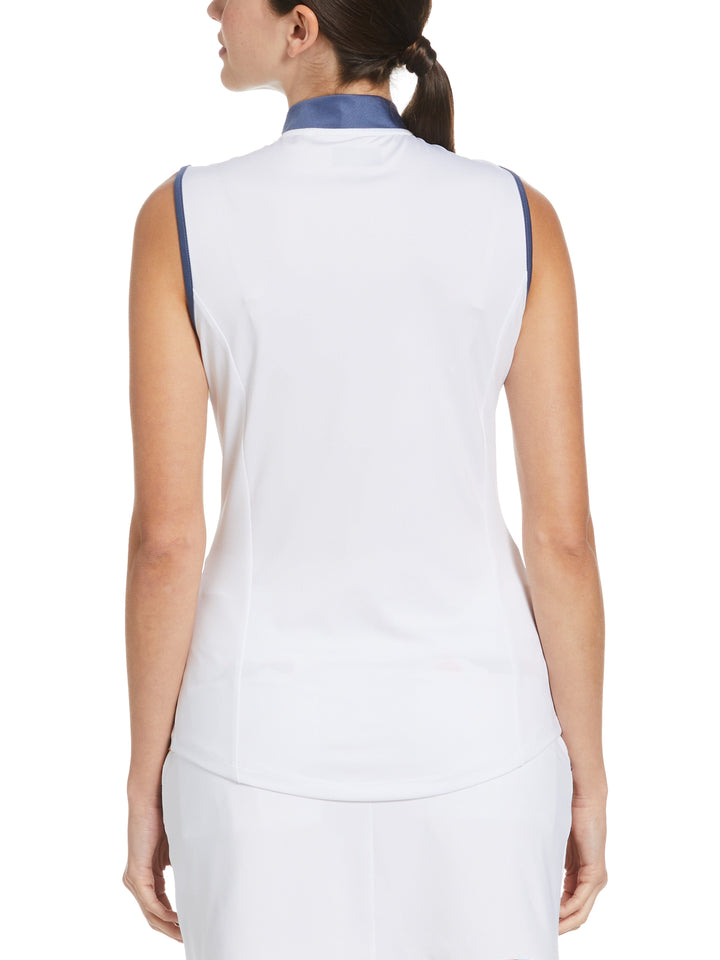 Womens Engineered Fading Shift Geo Printed Top-Polos-Callaway