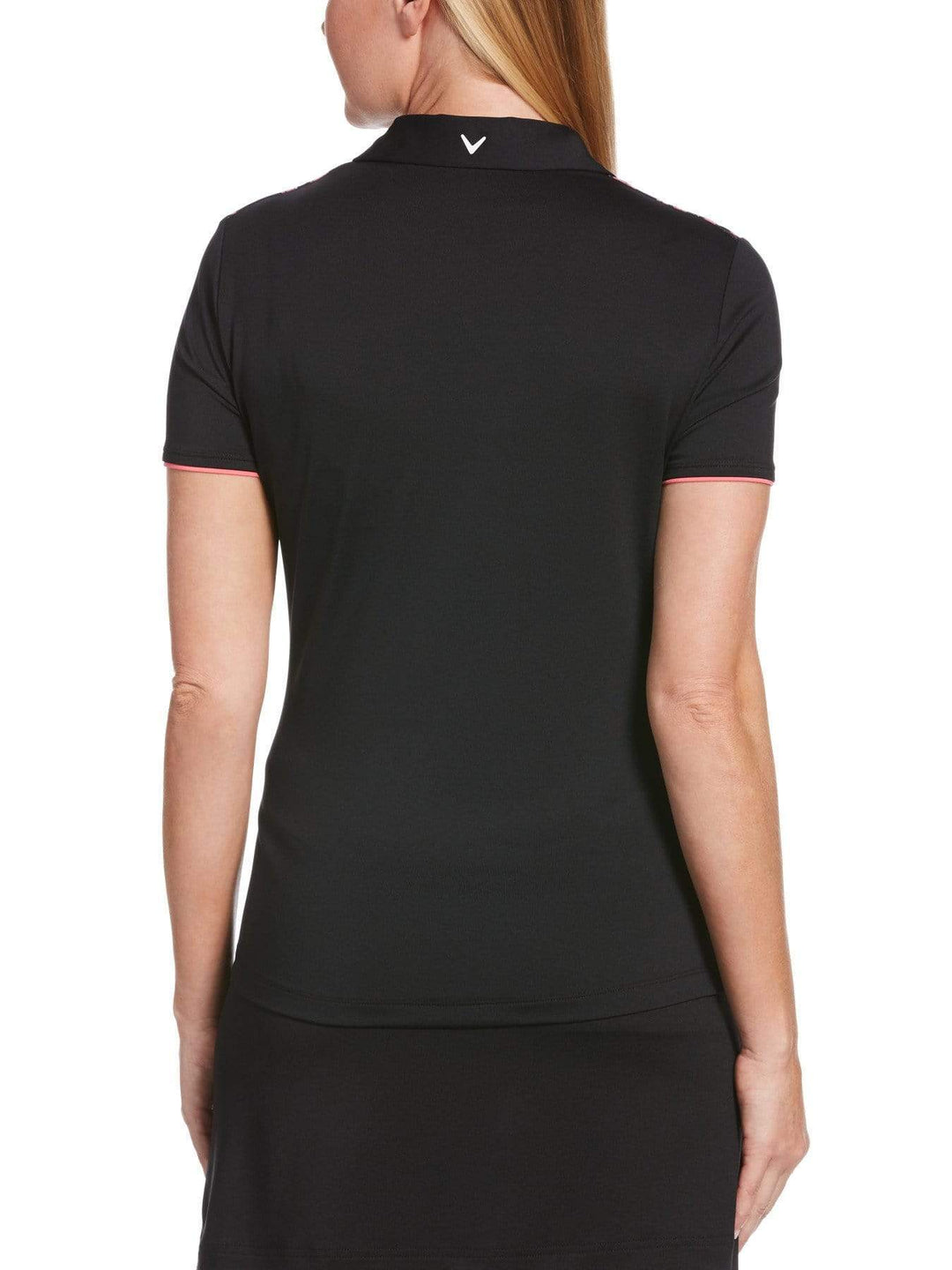 Womens Floral Print Chest Polo-Polos-Callaway Apparel