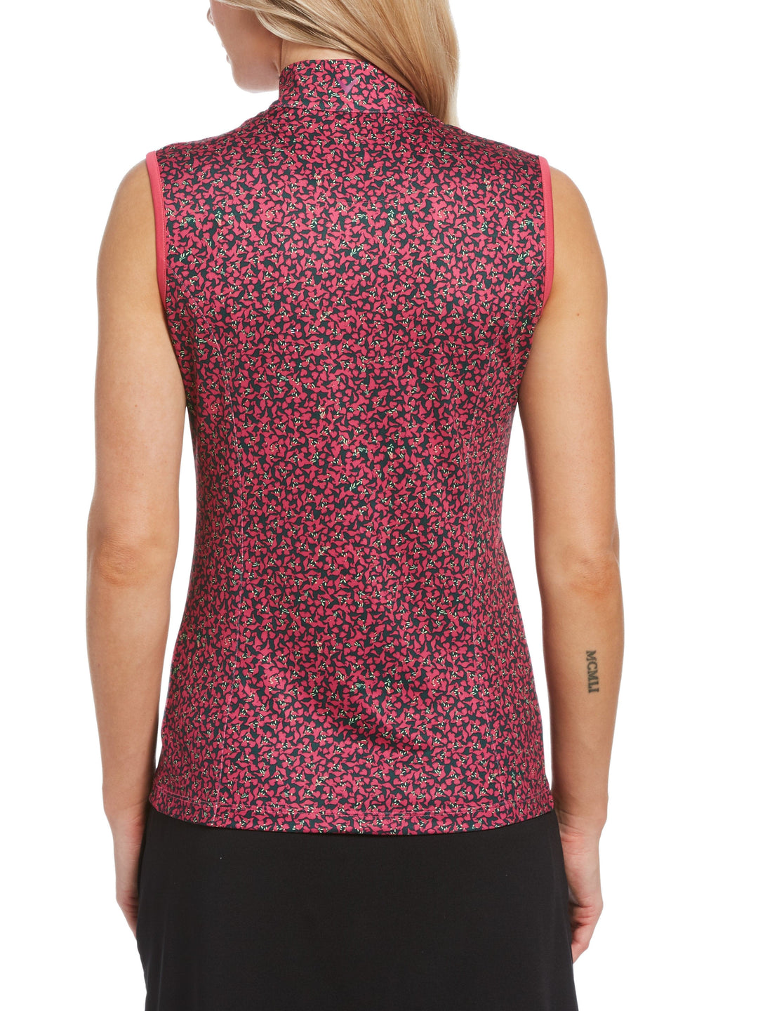 Womens Mini Floral Print Golf Polo-Jackets-Callaway