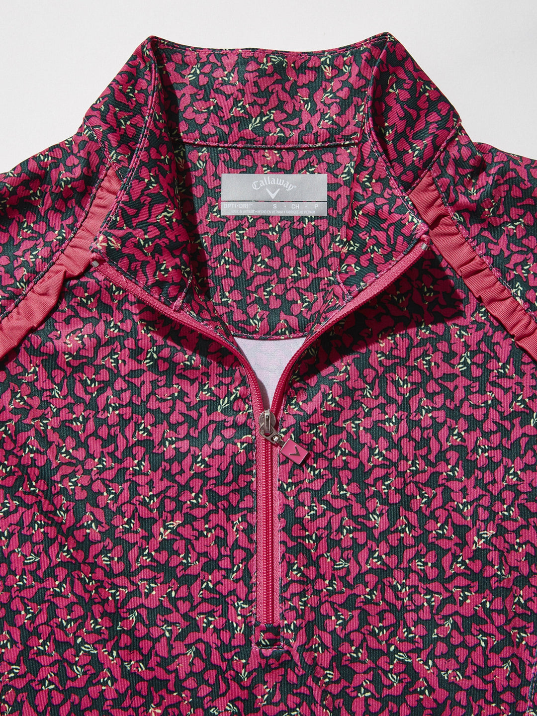 Womens Mini Floral Print Golf Polo-Polos-Callaway