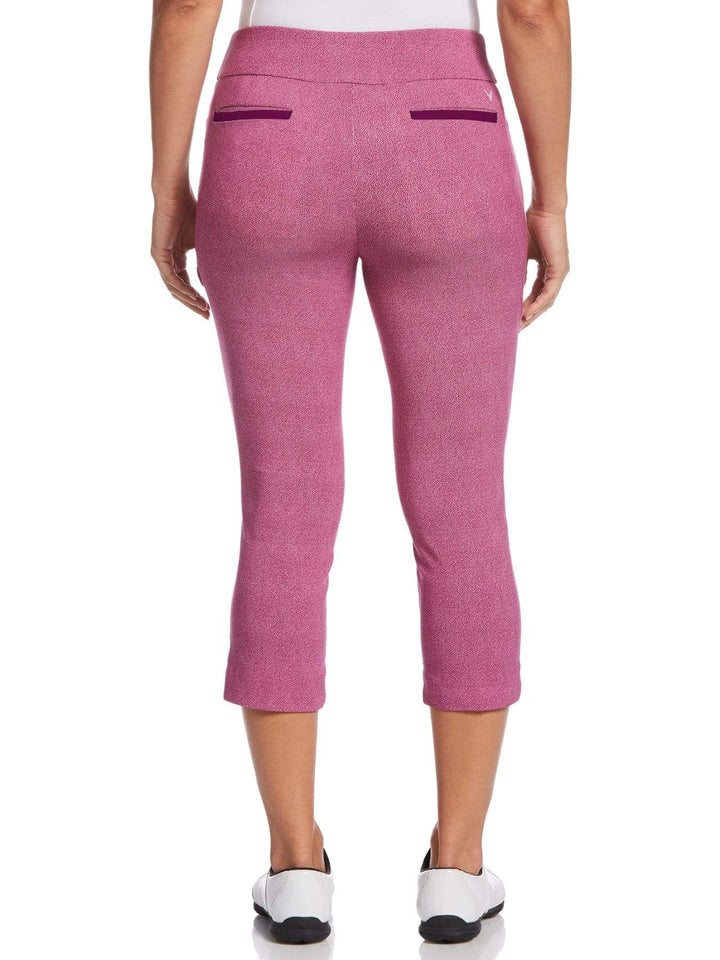 Womens Mini Leaf Print TrueSculpt™ Capri Pant-Pants-Callaway