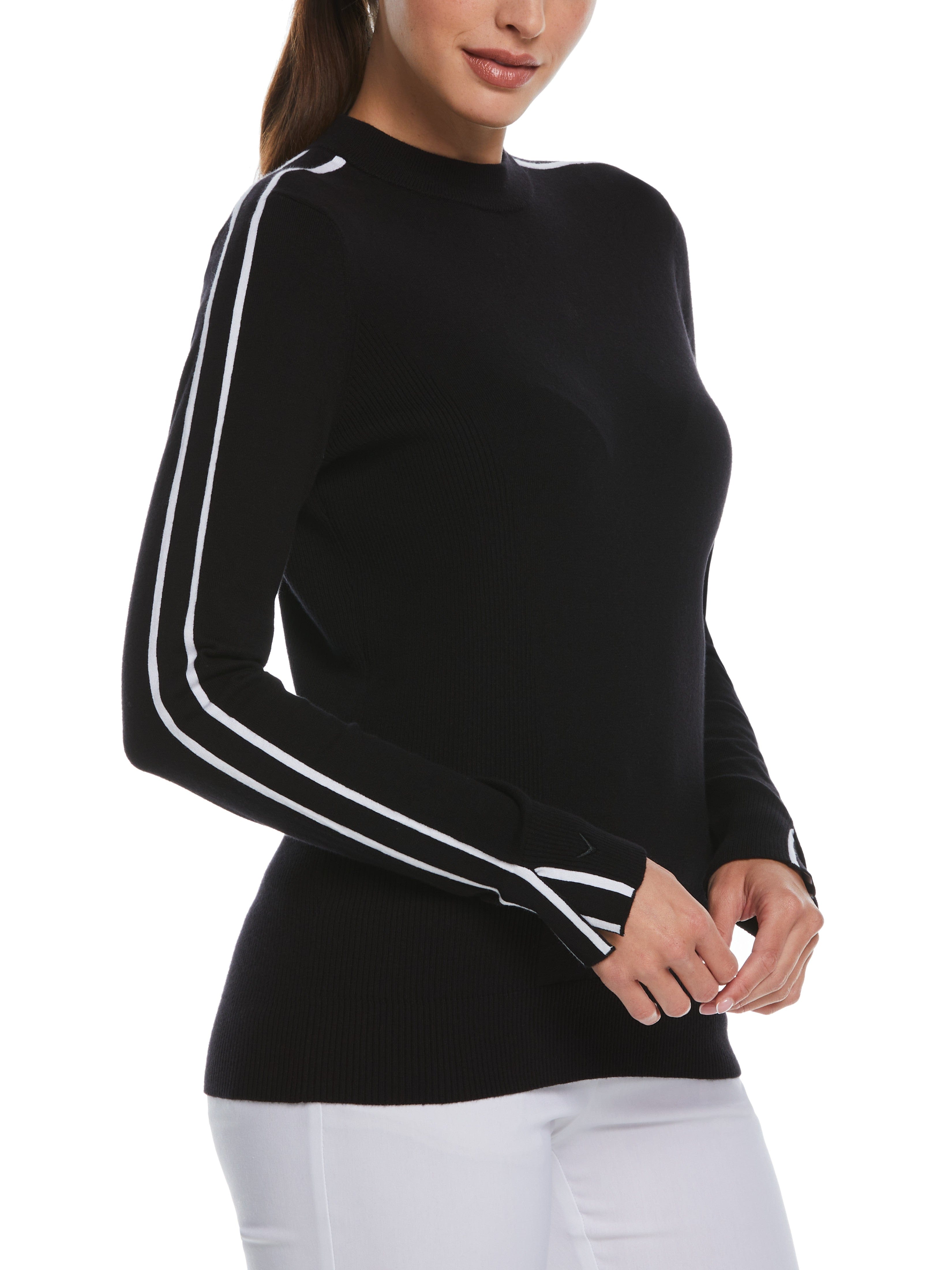Ivory Golf Cart Roll Neck Sweater