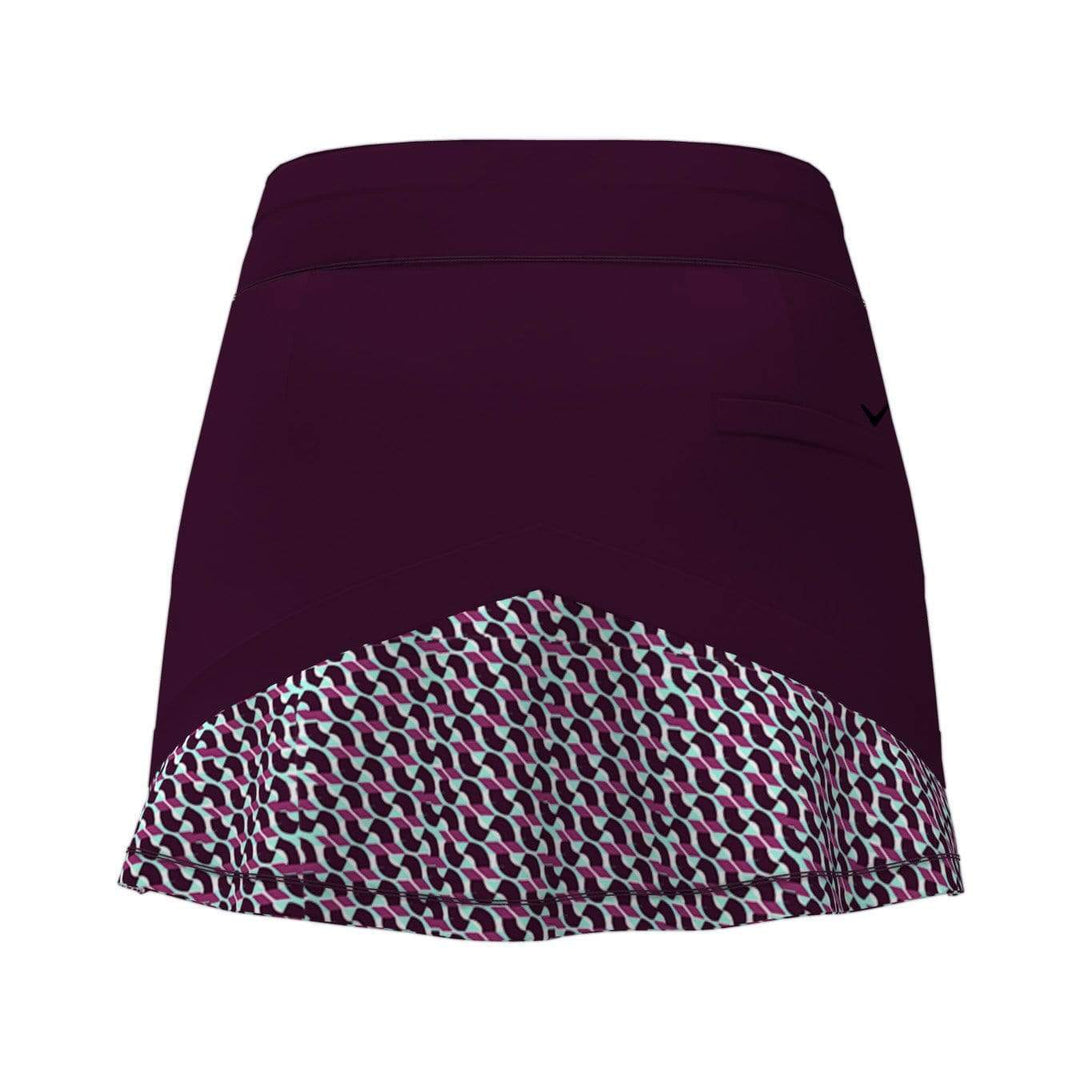 Womens Multi-Color Geo Print Stretch Skort Skorts