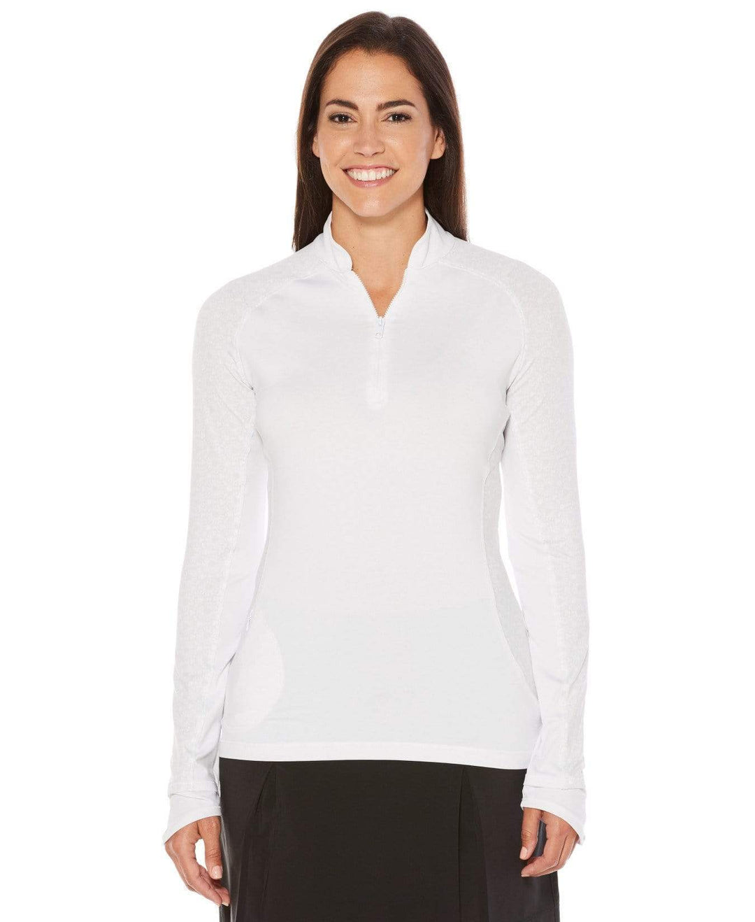 Womens Opti-Cool Tonal Pullover Jackets Bright White / XXL