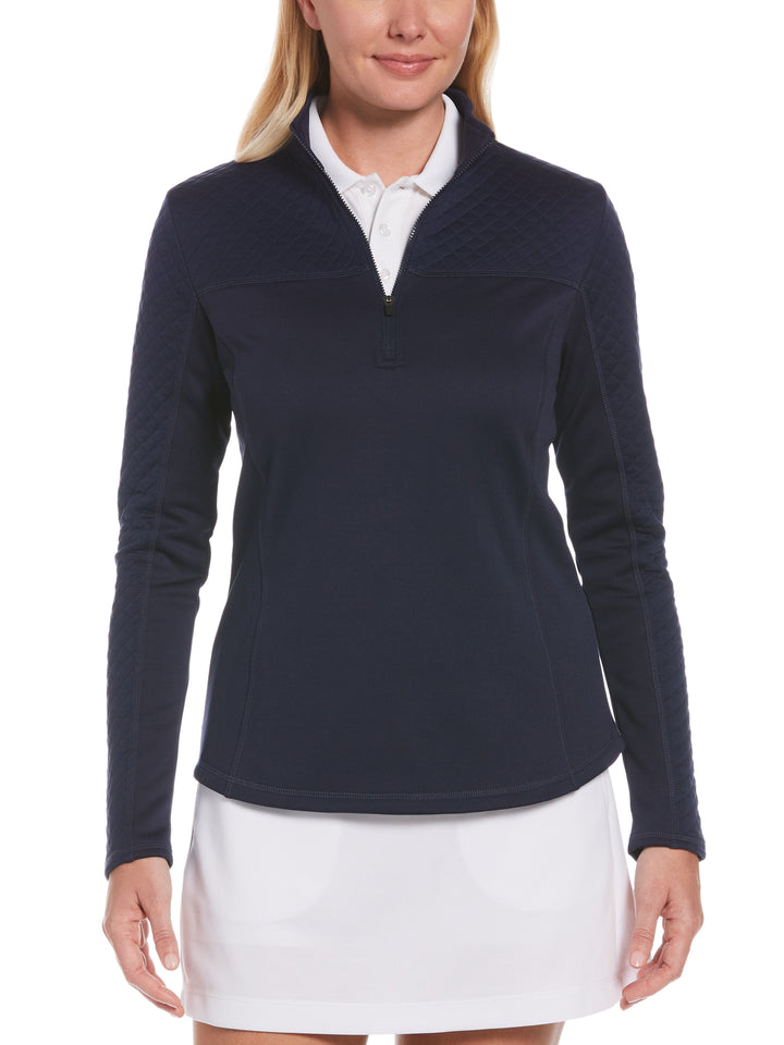 Womens Opti Dri Fleece-Jackets-Peacoat-L-Callaway
