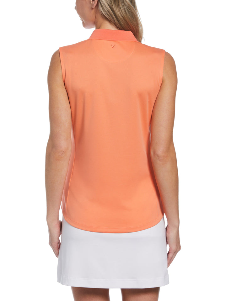 Womens Opti Dri™ Sleeveless Polo-Polos-Callaway