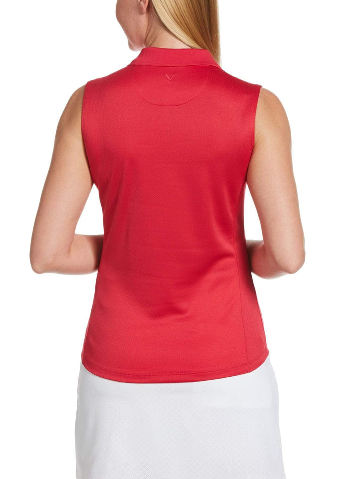Womens Opti Dri Sleeveless Polo-Polos-Callaway Apparel