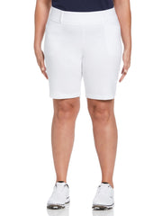 Plus 9.5" Stretch Tech Golf Short (Brilliant White) 