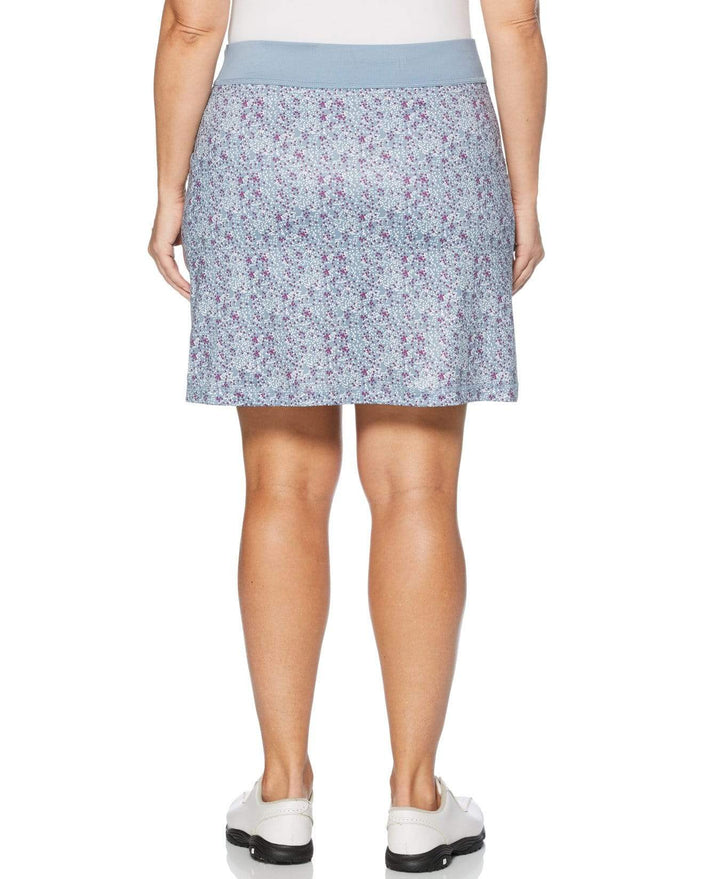 Womens Plus Confetti Print Skort Skorts