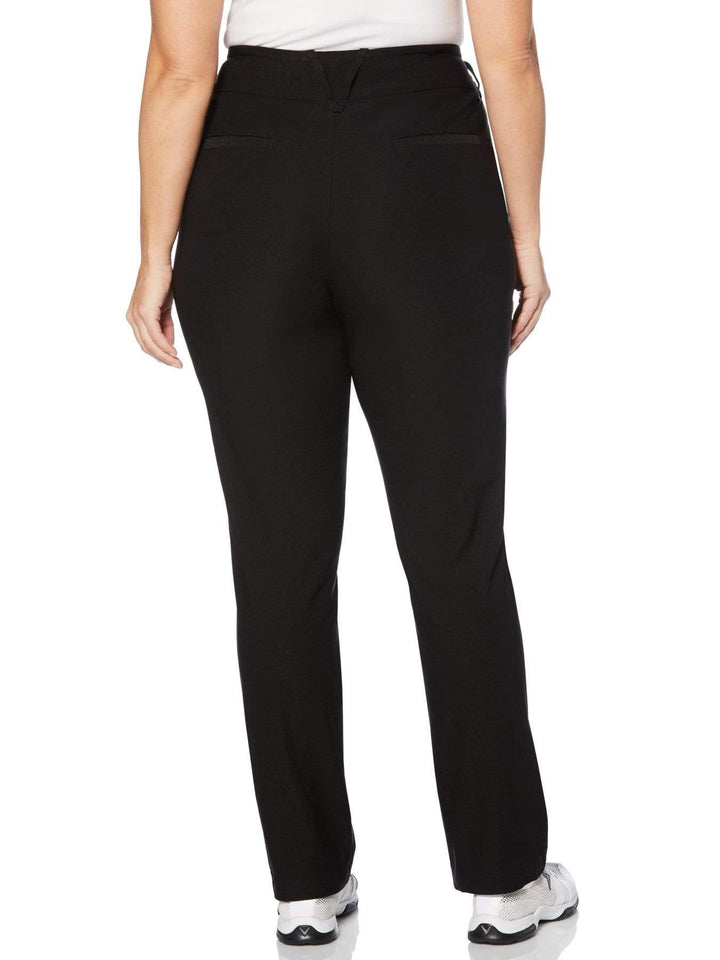 Womens Plus Pull-On Stretch Solid Pants-Pants-Callaway