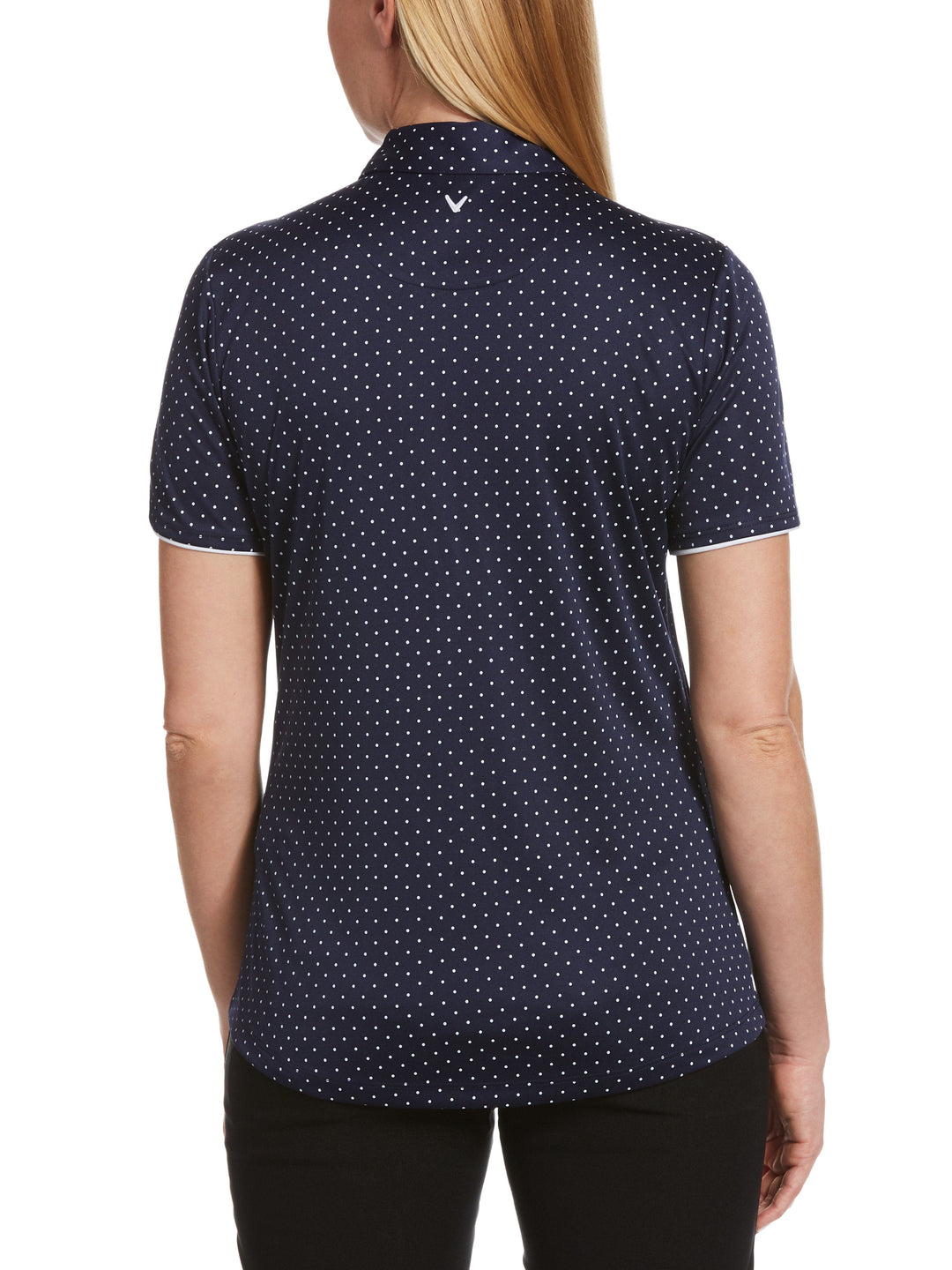 Womens Polka Dot Polo-Polos-Callaway