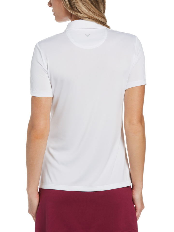 Womens 1/4 Zip Heather Polo-Polos-Callaway