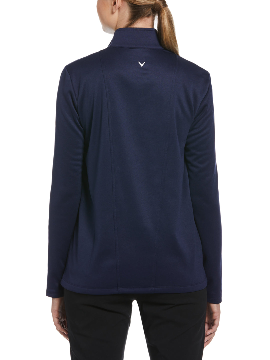 Womens 1/4 Zip Pullover (Peacoat) 