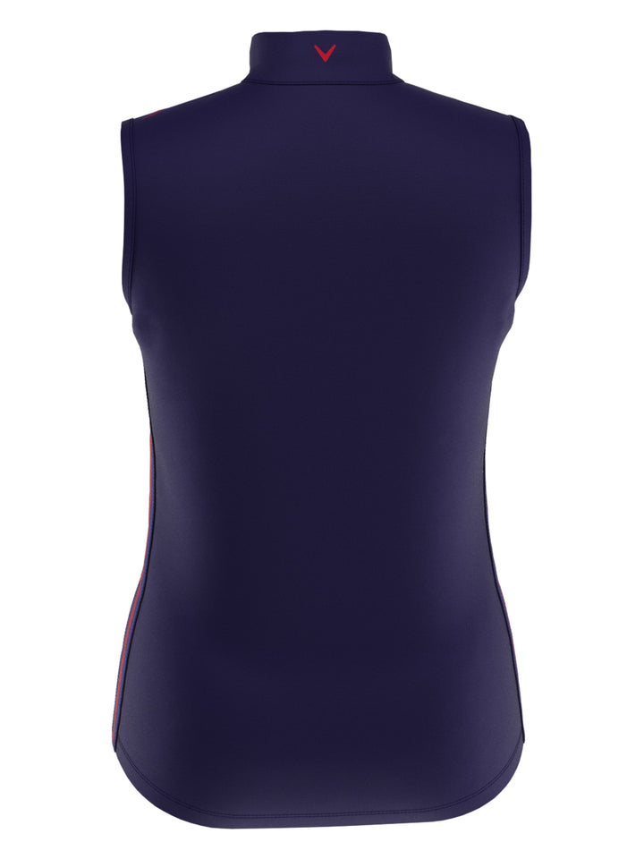 Womens Quarter Zip Sleeveless Polo-Jackets-Callaway