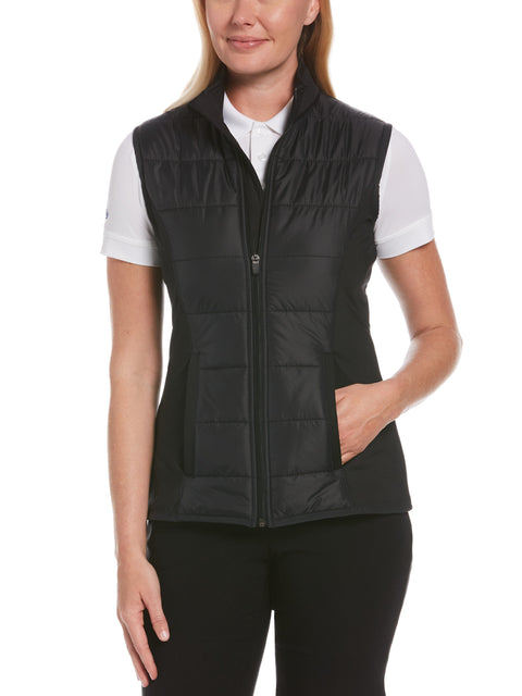 Womens Quilted Front Vest-Jackets-Caviar-L-Callaway