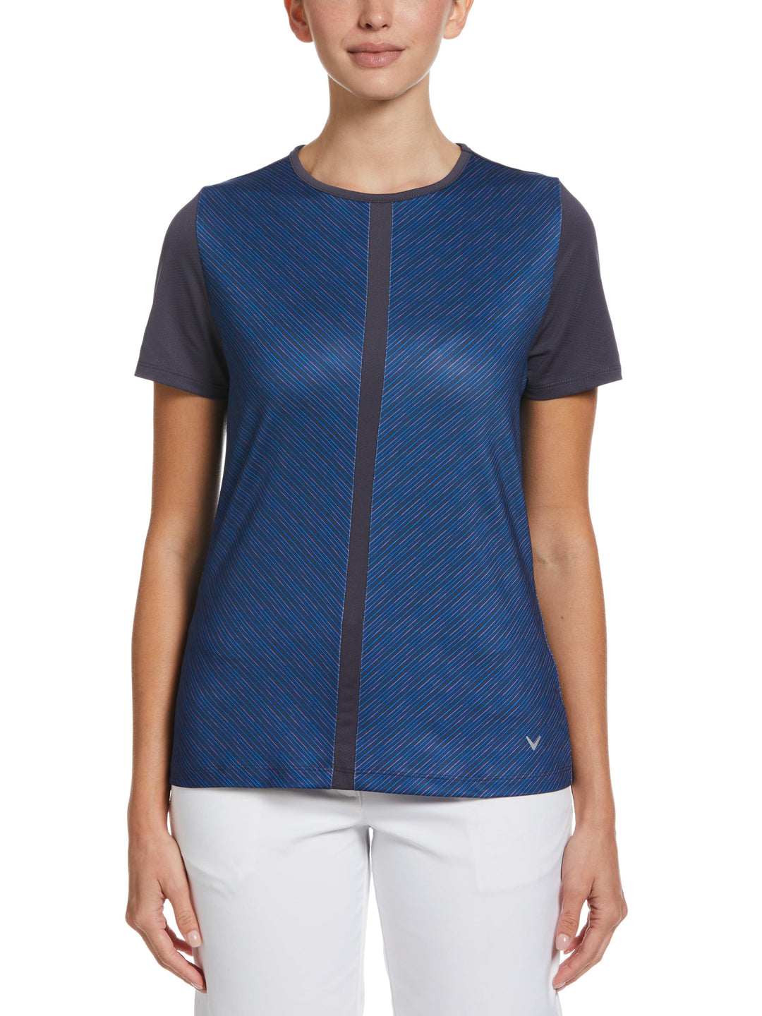 Reflection Stripe Golf Top (Odyssey Gray) 