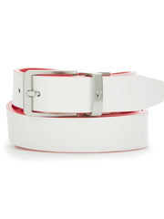 Ladies Reversible Sleek Modern Belt (Peacoat/White) 