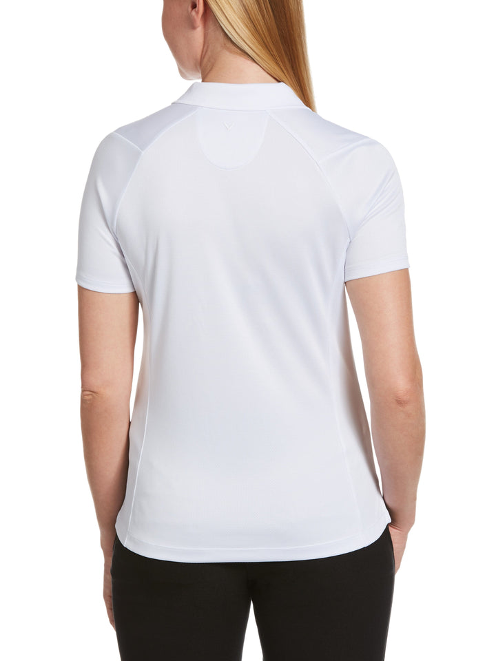 Swing Tech Solid Polo Top (Brilliant White)