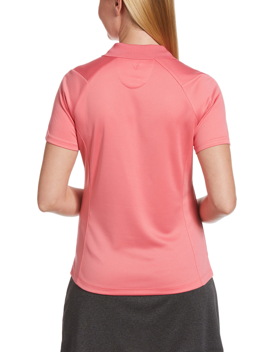 Swing Tech Solid Polo Top (Cactus Flower)