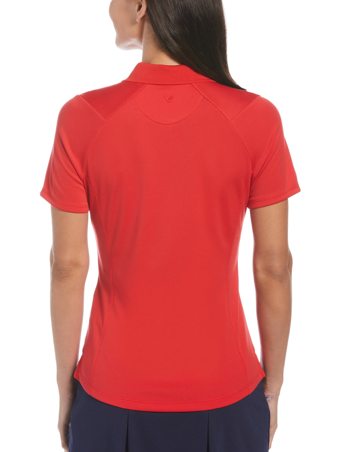 Womens Swing Tech™ Solid Polo (True Red) 
