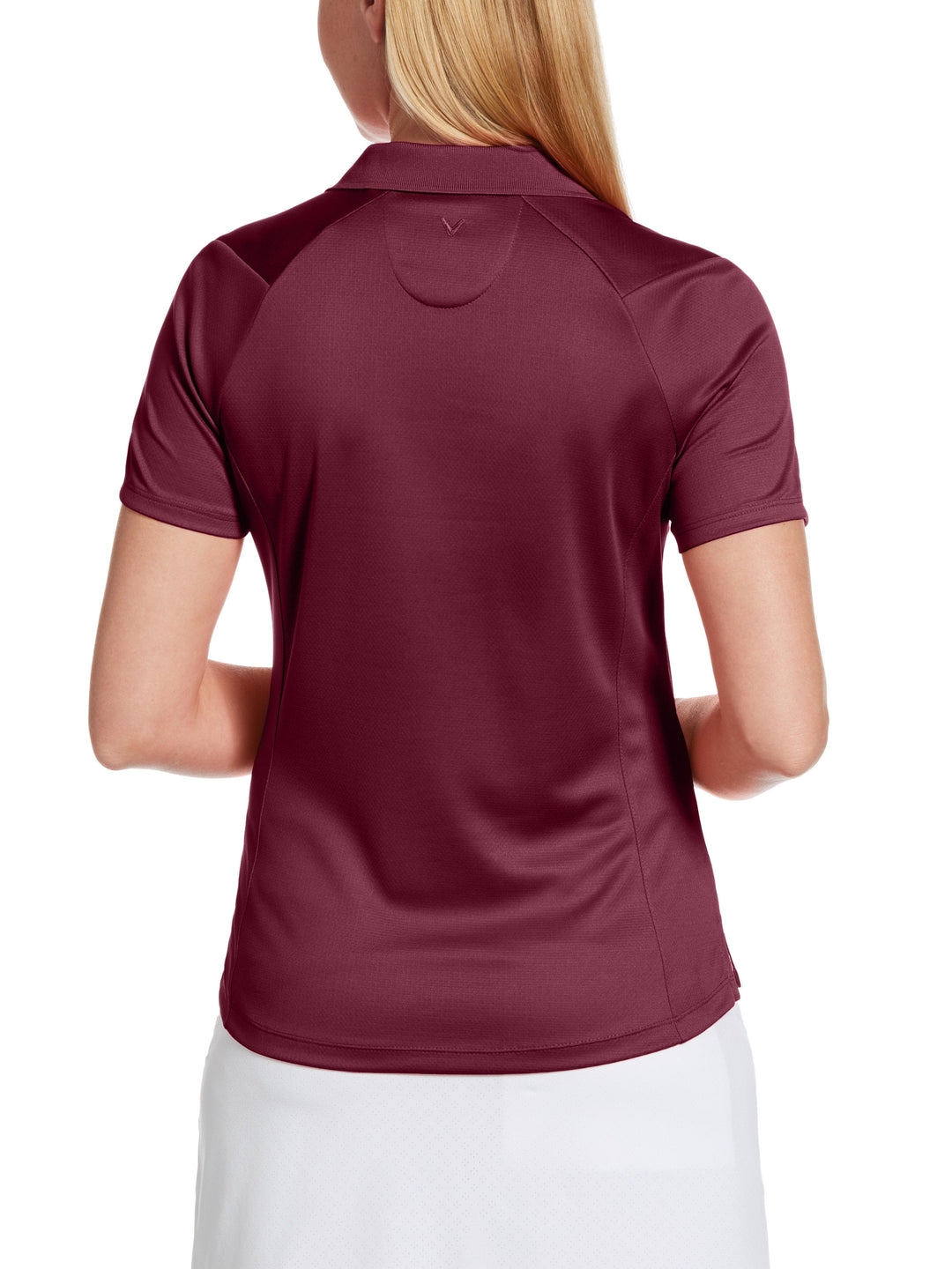 Swing Tech Solid Polo Top (Magenta Purple)