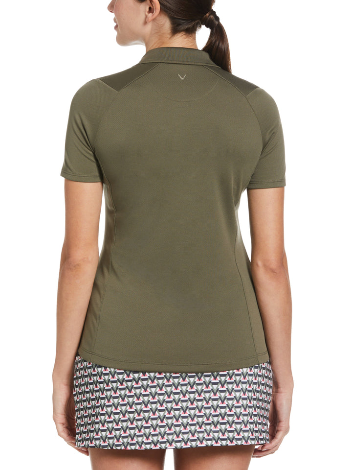 Swing Tech™ Solid Polo Top (Industrial Green) 