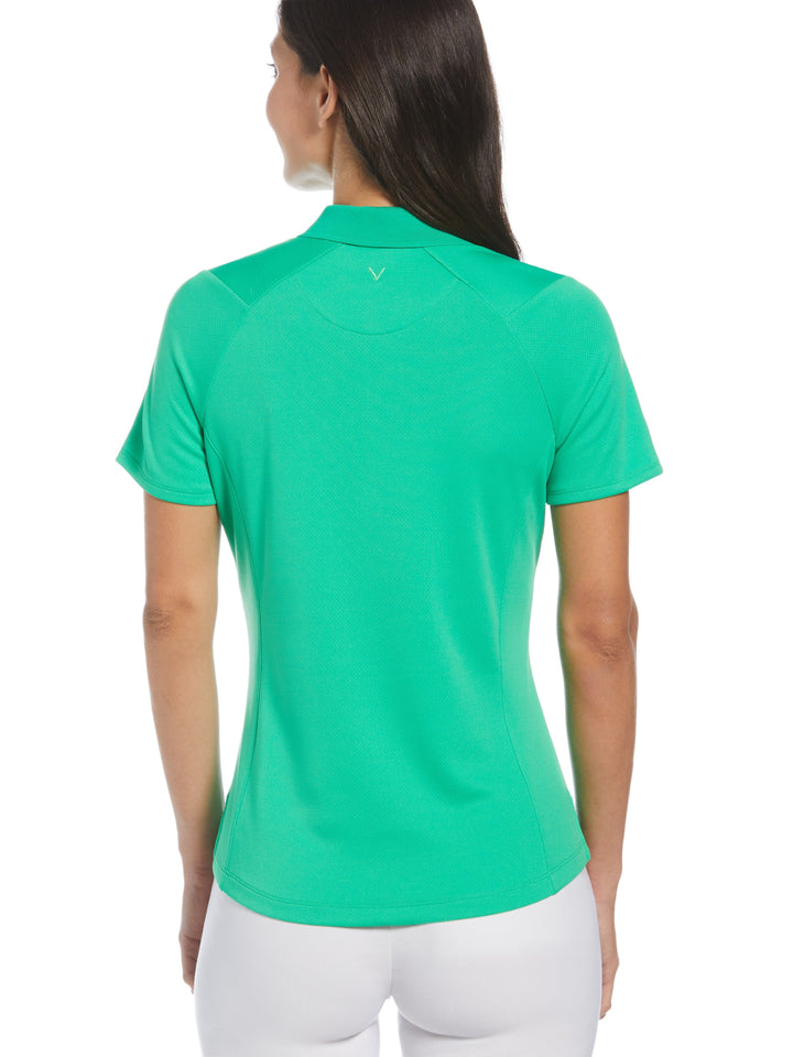Swing Tech Solid Polo Top (Bright Green)
