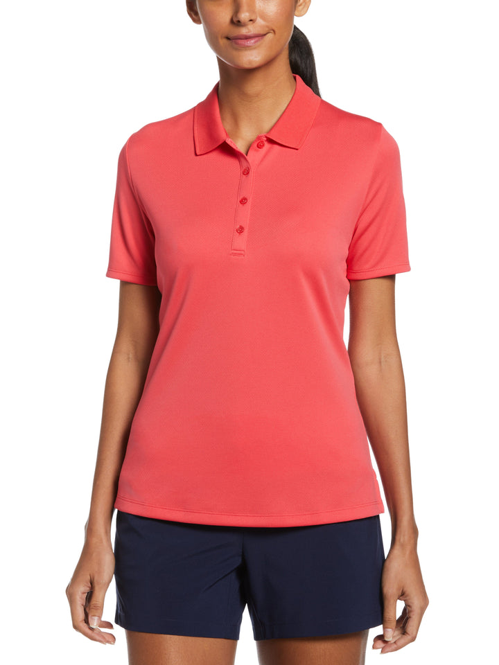 Womens Swing Tech™ Solid Polo (Geranium) 