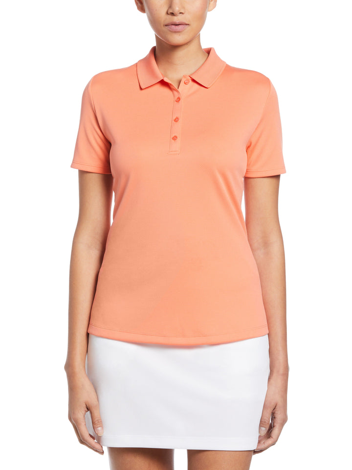 Womens Swing Tech™ Solid Polo (Persimmon) 